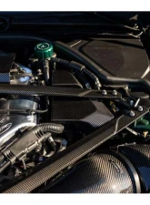 Karbonius Black Anodized Mount 1x1 Gloss Carbon Front Strut Brace BMW M2 | M3 | M4 G80|G81|G82|G83|G87 2021-2025                                     - G8XSB01-CF-1-AB - Image 6