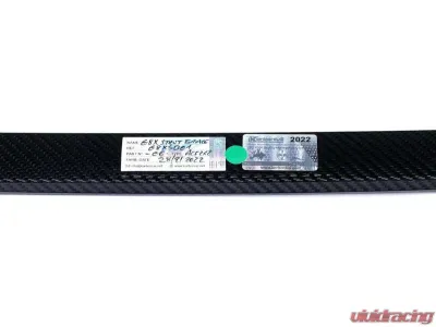 Karbonius Black Anodized Mount 1x1 Gloss Carbon Front Strut Brace BMW M2 | M3 | M4 G80|G81|G82|G83|G87 2021-2025 - G8XSB01-CF-1-AB