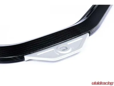 Karbonius Silver Anodized Mount 2x2 Gloss Carbon Front Strut Brace BMW M2 | M3 | M4 G80|G81|G82|G83|G87 2021-2025 - G8XSB01-CF-2-AS