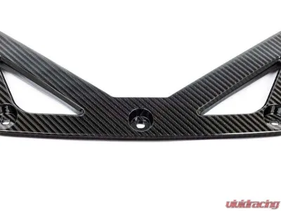 Karbonius Silver Anodized Mount Gloss 1x1 CSL Carbon Front Strut Brace BMW M2 | M3 | M4 G80|G81|G82|G83|G87 2021-2025 - G8XSB02-CF-1-AS