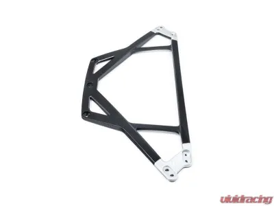 Karbonius Silver Anodized Mount Matte 1x1 CSL Carbon Front Strut Brace BMW M2 | M3 | M4 G80|G81|G82|G83|G87 2021-2025 - G8XSB02-CFM-1-AS