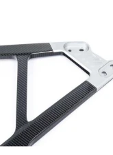 Karbonius Silver Anodized Mount Matte 1x1 CSL Carbon Front Strut Brace BMW M2 | M3 | M4 G80|G81|G82|G83|G87 2021-2025                                     - G8XSB02-CFM-1-AS - Image 3