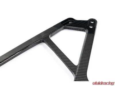 Karbonius Silver Anodized Mount Matte 1x1 CSL Carbon Front Strut Brace BMW M2 | M3 | M4 G80|G81|G82|G83|G87 2021-2025 - G8XSB02-CFM-1-AS