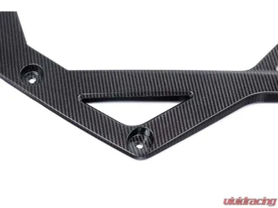 Karbonius Silver Anodized Mount Matte 4x4 CSL Carbon Front Strut Brace BMW M2 | M3 | M4 G80|G81|G82|G83|G87 2021-2025 - G8XSB02-CFM-4-AS