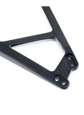Karbonius Silver Anodized Mount Matte 4x4 CSL Carbon Front Strut Brace BMW M2 | M3 | M4 G80|G81|G82|G83|G87 2021-2025                                     - G8XSB02-CFM-4-AS - Image 8