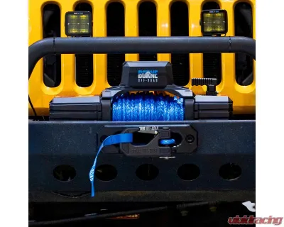Borne Off-Road Black Synthetic Rope 10K Winch - BNWN-10-SBK