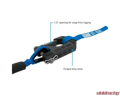 Borne Off-Road Blue Synthetic Rope 10K Winch - BNWN-10-SBL