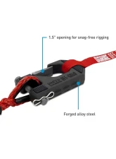Borne Off-Road Red Synthetic Rope 10K Winch                                     - BNWN-10-SRD - Image 6