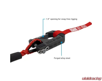 Borne Off-Road Red Synthetic Rope 10K Winch - BNWN-10-SRD