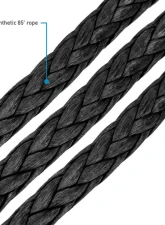 Borne Off-Road Black Synthetic Rope 12K Winch                                     - BNWN-12-SBK - Image 8