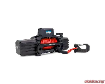 Borne Off-Road Red Synthetic Rope 12K Winch - BNWN-12-SRD
