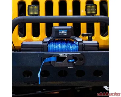 Borne Off-Road Red Synthetic Rope 12K Winch - BNWN-12-SRD