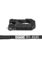 Borne Off-Road Black Winch Hook & Hand Strap                                     - BNWN-HK-01BK - Image 4
