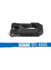 Borne Off-Road Blue Winch Hook & Hand Strap                                     - BNWN-HK-01BL - Image 4