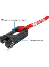 Borne Off-Road Red Winch Hook & Hand Strap                                     - BNWN-HK-01RD - Image 2