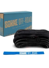 Borne Off-Road Black 3/8" x 85ft Synthetic Rope                                     - BNWN-SR-38-85BK - Image 4