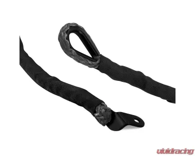 Borne Off-Road Black 3/8" x 85ft Synthetic Rope - BNWN-SR-38-85BK