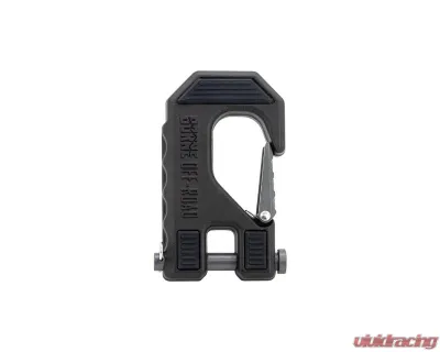 Borne Off-Road Black 3/8" Rope Hand Strap Winch Hook - BNWN-SR-38-85KBK