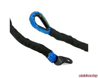 Borne Off-Road Blue 3/8" Rope Hand Strap Winch Hook - BNWN-SR-38-85KBL