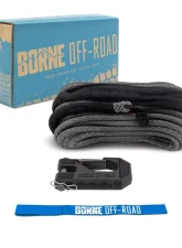 Borne Off-Road Grey 3/8" Rope Hand Strap Winch Hook                                     - BNWN-SR-38-85KGR - Image 7