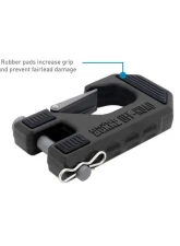 Borne Off-Road Grey 3/8" Rope Hand Strap Winch Hook                                     - BNWN-SR-38-85KGR - Image 6