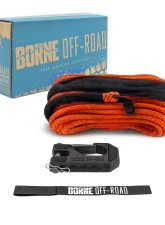 Borne Off-Road Orange 3/8" Rope Hand Strap Winch Hook                                     - BNWN-SR-38-85KOR - Image 7