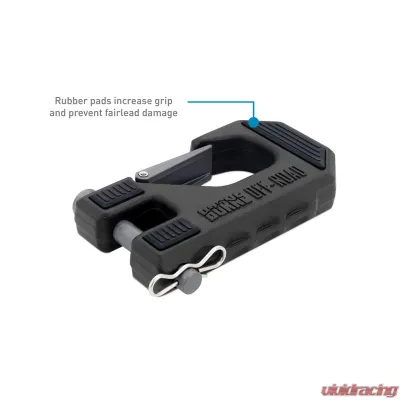 Borne Off-Road Orange 3/8" Rope Hand Strap Winch Hook - BNWN-SR-38-85KOR