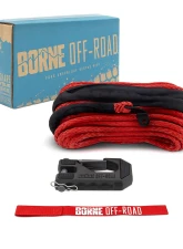 Borne Off-Road Red 3/8" Rope Hand Strap Winch Hook                                     - BNWN-SR-38-85KRD - Image 7