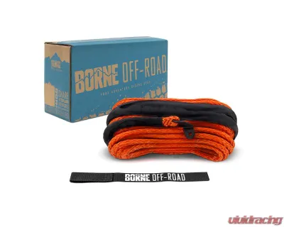 Borne Off-Road Orange 3/8" x 85ft Synthetic Rope - BNWN-SR-38-85OR