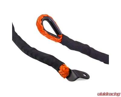 Borne Off-Road Orange 3/8" x 85ft Synthetic Rope - BNWN-SR-38-85OR
