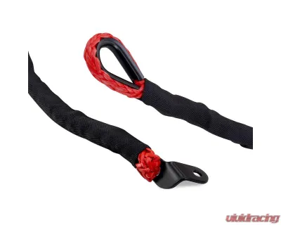 Borne Off-Road Red 3/8" x 85ft Synthetic Rope - BNWN-SR-38-85RD