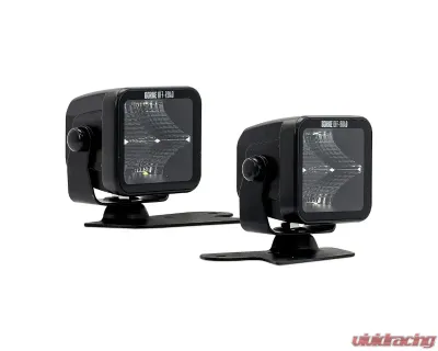 Borne Off-Road Ditch Light 3x3 Flood Uplift 2pc Ford Bronco 2021+ - BNLT-BR-21-DT2FU