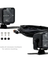 Borne Off-Road Ditch Light 3x3 Flood Uplift 2pc Ford Bronco 2021+                                     - BNLT-BR-21-DT2FU - Image 2