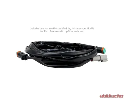 Borne Off-Road Ditch Light 3x3 Flood Uplift 2pc Ford Bronco 2021+ - BNLT-BR-21-DT2FU