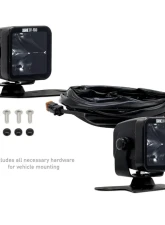 Borne Off-Road Ditch Light 3x3 Spot Upfit 2pc Ford Bronco 2021+                                     - BNLT-BR-21-DT2SU - Image 2