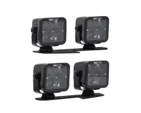 Borne Off-Road Ditch Light 3x3 Flood Uplift 4pc Ford Bronco 2021+