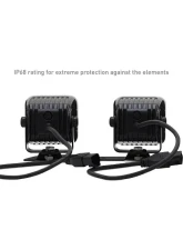 Borne Off-Road Ditch Light 3x3 Flood Uplift 4pc Ford Bronco 2021+                                     - BNLT-BR-21-DT4FU - Image 4