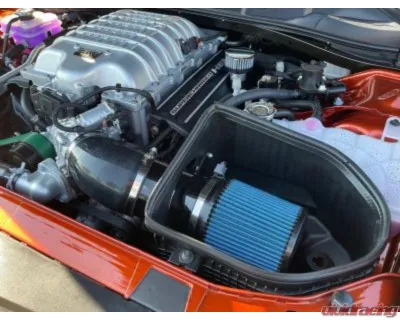 BWoody Performance Super Stock | Demon 5" Velocity Plus Intake Dodge Challenger Hellcat | Redeye Models with the Factory Open Air Box 2019+ - Bwoody-410.807