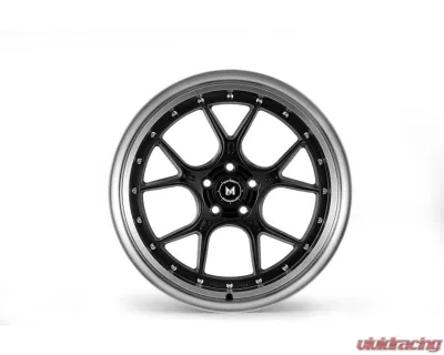 MFlow Racing MFL1 Wheel 18x8.5 5x100 35mm Matte Black Machined Lip - MFL11885510035MBML