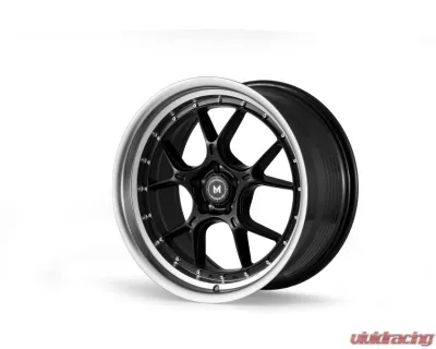 MFlow Racing MFL1 Wheel 18x8.5 5x100 35mm Matte Black Machined Lip - MFL11885510035MBML