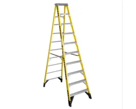 Werner 10' Type IAA Fiberglass Step Ladder Yellow