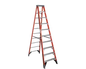 Werner 10' Type IAA Fiberglass Step Ladder Orange