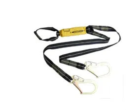 Werner 6' Arc Flash Twinleg Lanyard w/ Loop & Rebar Hooks