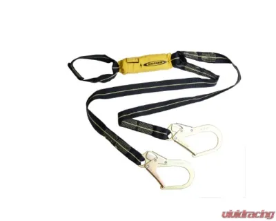 Werner 6' Arc Flash Twinleg Lanyard w/ Loop & Rebar Hooks - C913200