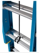 Werner 24' Type I Fiberglass D-Rung Extension Ladder                                     - D6024-2 - Image 3