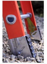 Werner 12' Type IA Fiberglass D-Rung Straight Ladder                                     - D6212-1 - Image 4