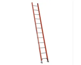 Werner 12' Type IA Fiberglass D-Rung Straight Ladder