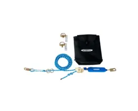 Werner 100FT 2-Man Rope Horizontal Lifeline System w/ D-Bolt Anchor & Rope Tensioner