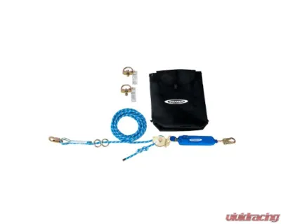 Werner 100FT 2-Man Rope Horizontal Lifeline System w/ D-Bolt Anchor & Rope Tensioner - L120100