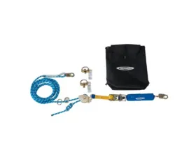 Werner 60FT 2-Man Rope Horizontal Lifeline System w/ D-Bolt Anchor & Ratchet Tensioner